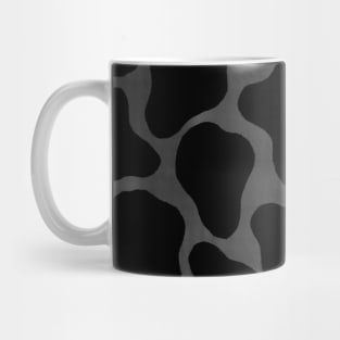 grey cow print Mug
